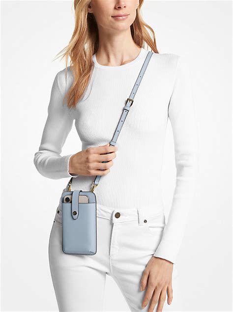 cell phone purse with shoulder strap michael kors|Michael Kors small phone crossbody.